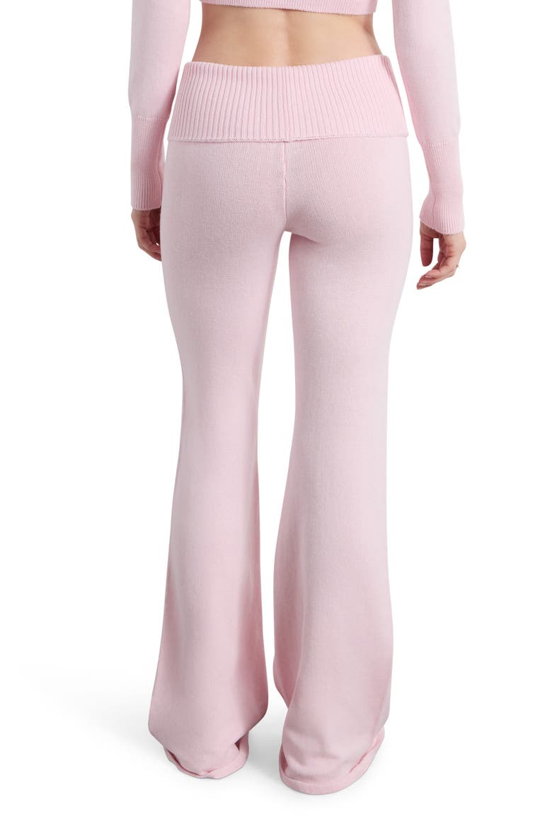 Barre Foldover Wide Leg Pants, Alternate, color, BALLERINA
