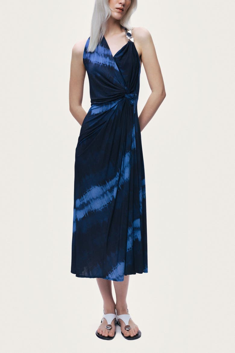 Printed Sleeveless Maxi Dress, Main, color, Multi-Colored