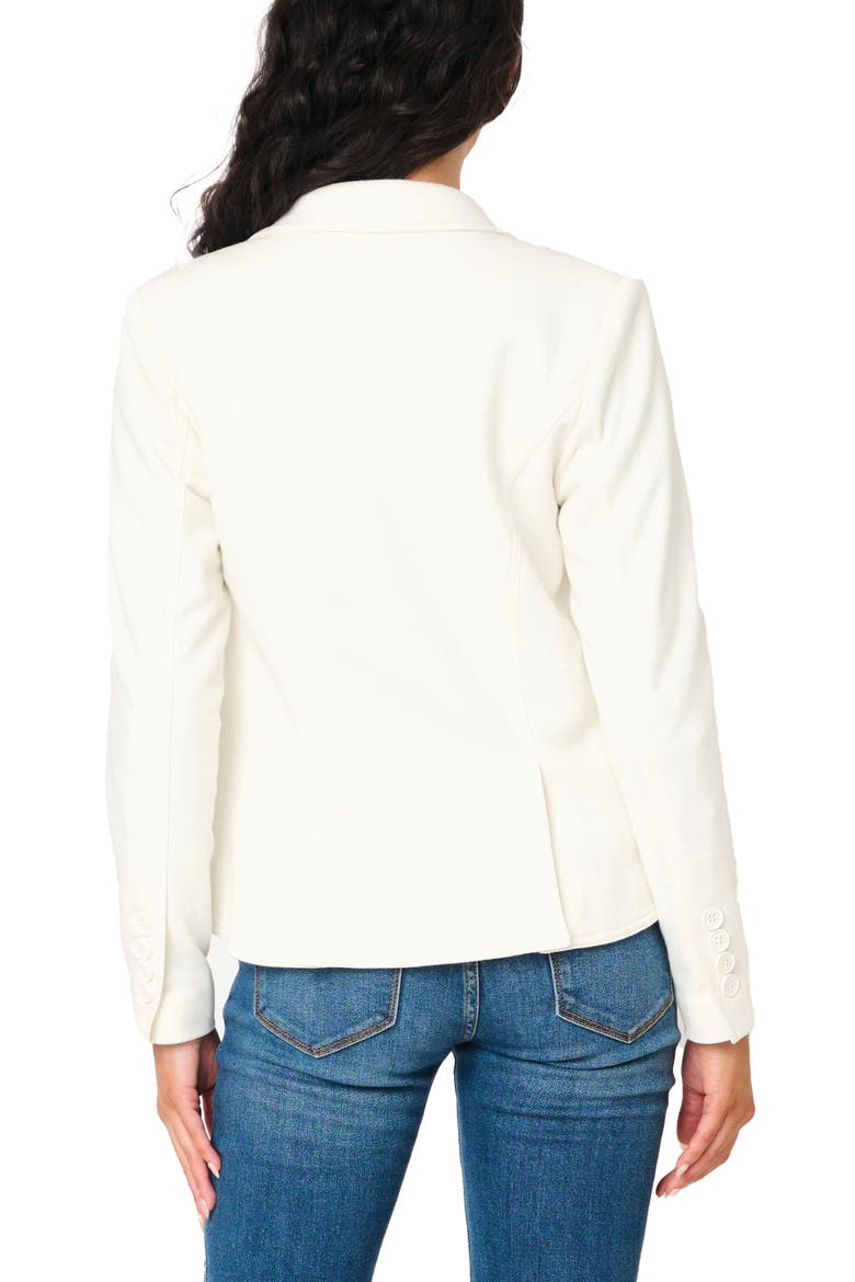Stretch Knit Jacket, Alternate, color, IVORY