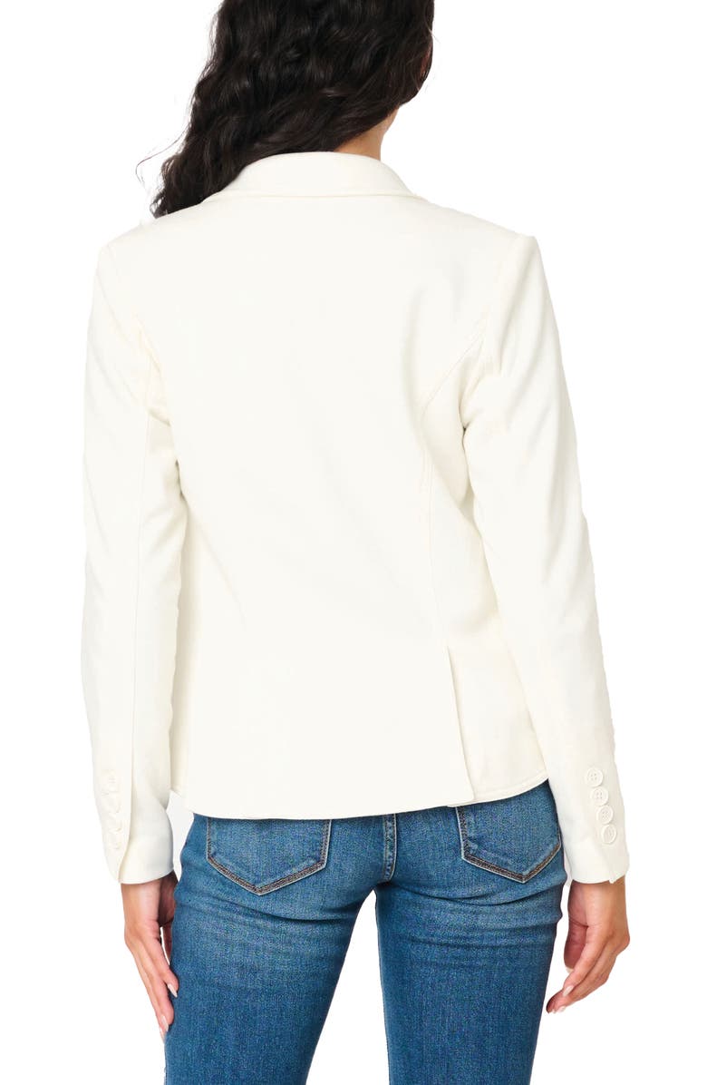 GIBSONLOOK Stretch Knit Jacket, Alternate, color, Ivory