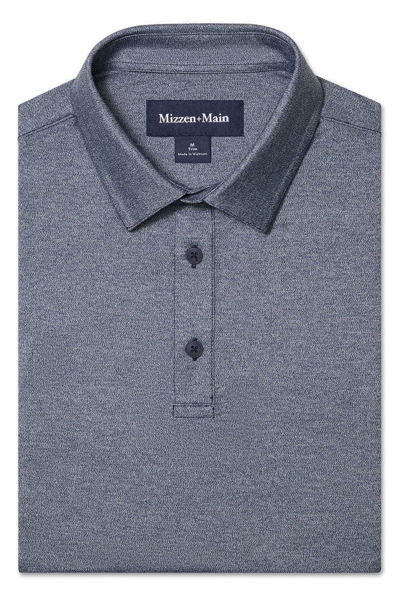 Mizzen+Main Harper Performance Polo, Alternate, color, Navy Heather