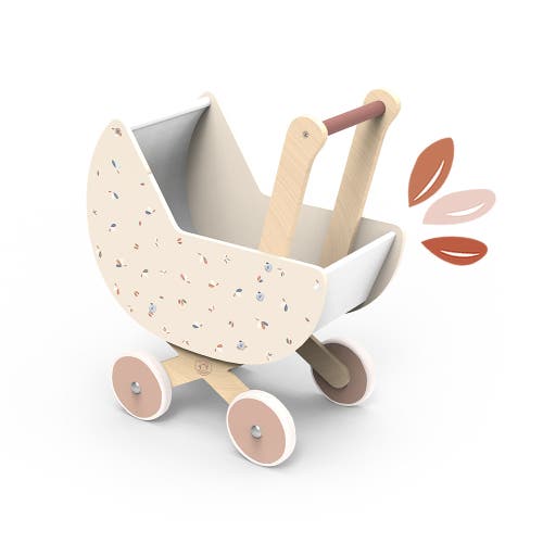 Speedy Monkey Doll Pram In Multi