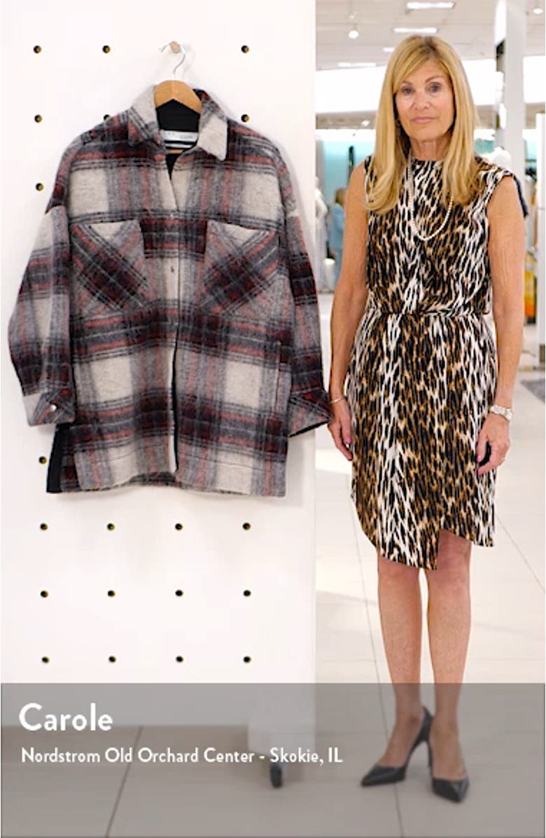 Minksy Plaid Shirt Jacket, sales video thumbnail