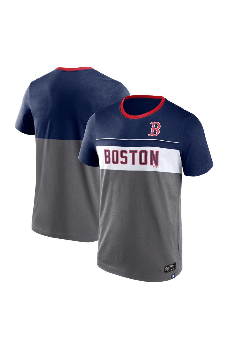 FANATICS Men's Fanatics Branded Gray Boston Red Sox Claim The Win T-Shirt, Alternate, color,