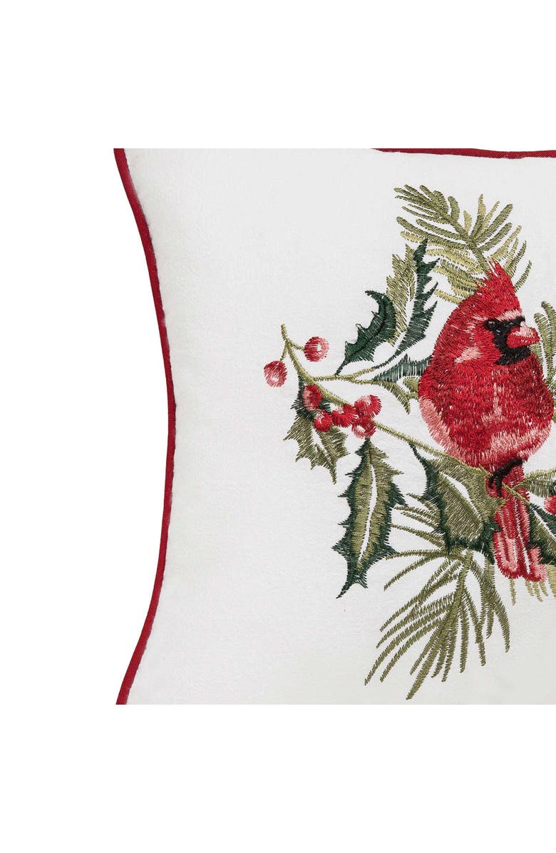C&F Home Cardinal Duo Berry Botanical Pillow, Alternate, color, Red