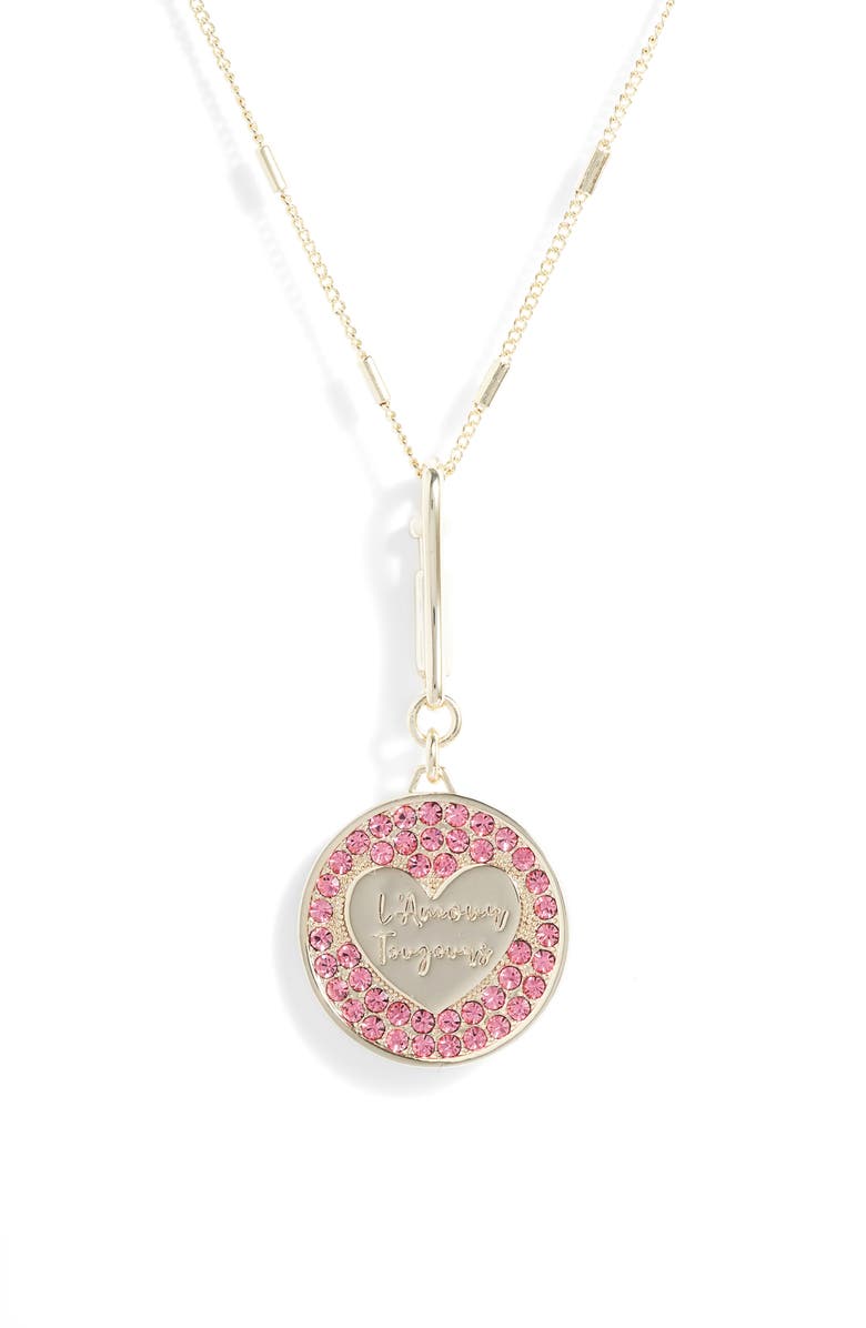 Nordstrom Reversible Love Token Necklace, Main, color, 