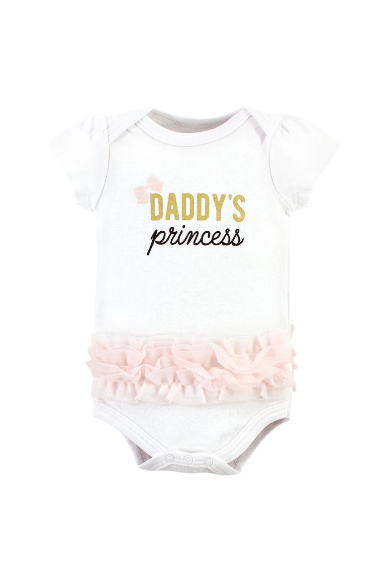 Cotton Bodysuits 3-Pack, Alternate, color, Daddys Princess Tutu