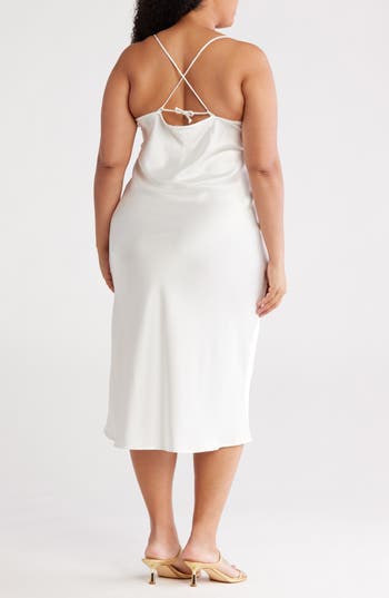 Renee C Satin Slipdress