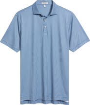 Peter Millar Gingham Performance Jersey Polo
