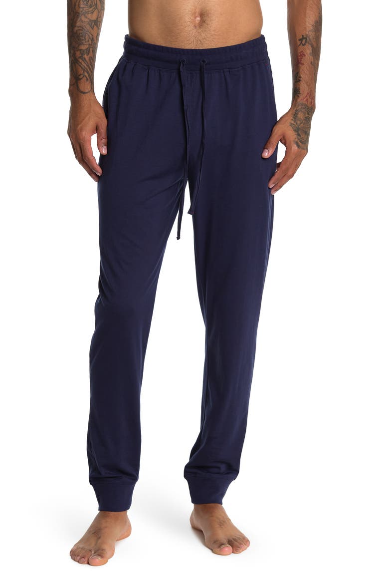 Drawstring Sleep Pants, Main, color, NAVY