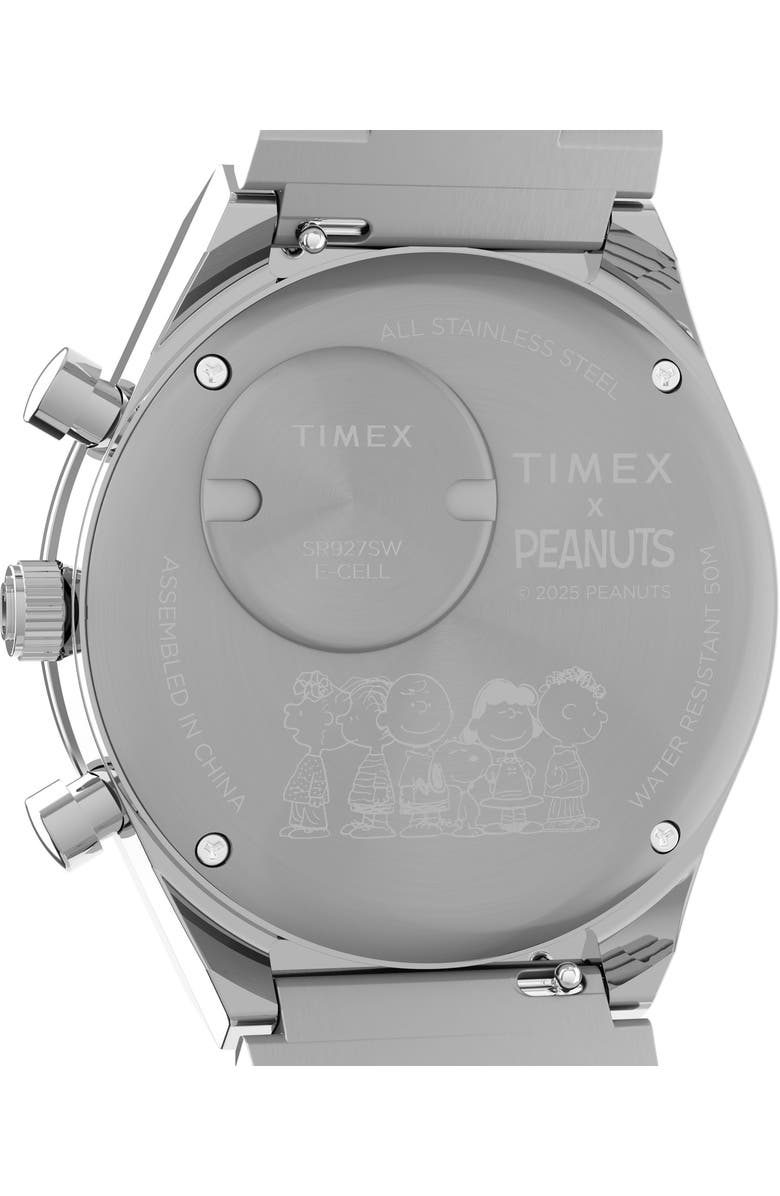 Timex<sup>®</sup> x Peanuts<sup>®</sup> Q Chronograph Bracelet Watch, 40mm, Alternate, color,