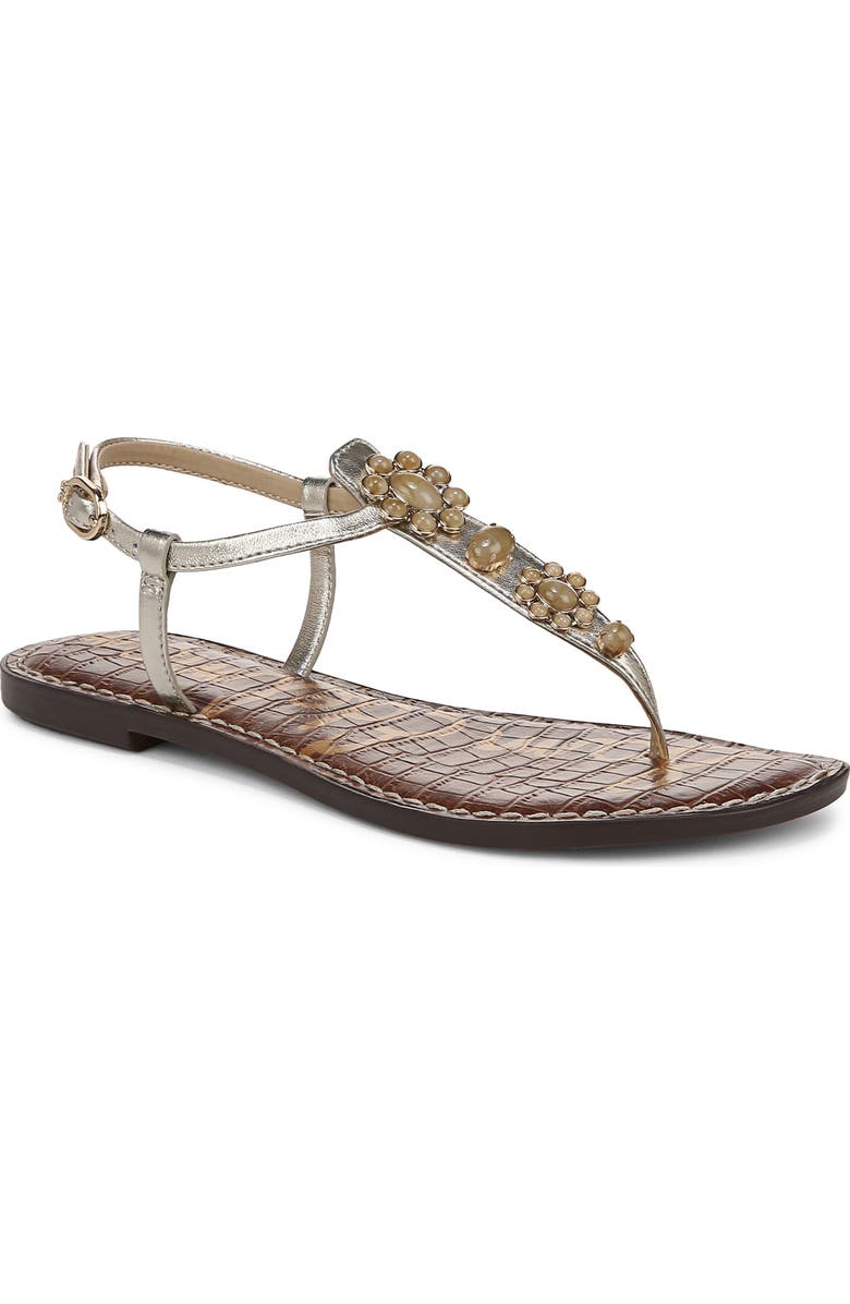 Sam Edelman Gigi Ray Ankle Strap Sandal, Main, color, Jute