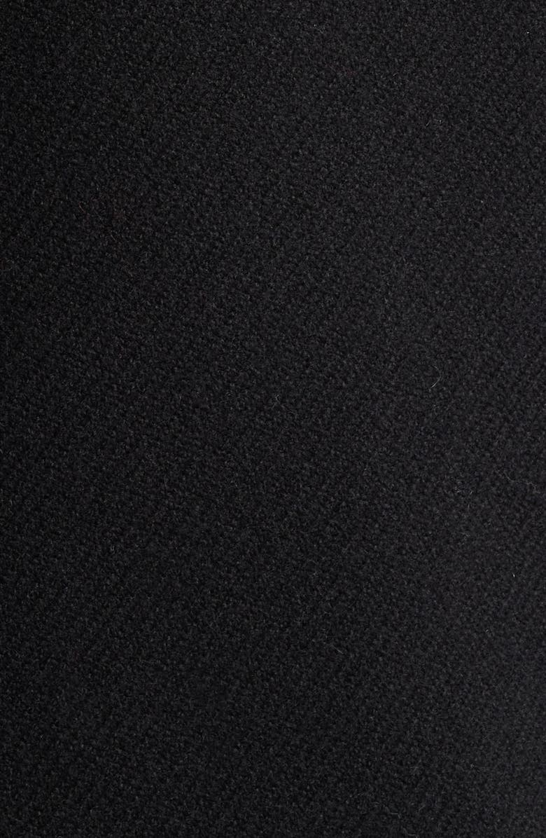 Sam Edelman Inset Waist Coat, Alternate, color, Black