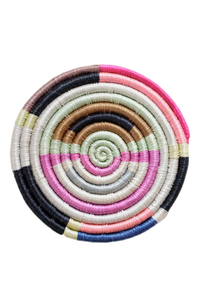 indego africa Geo Form Set of 4 Coasters, Alternate, color, Multi