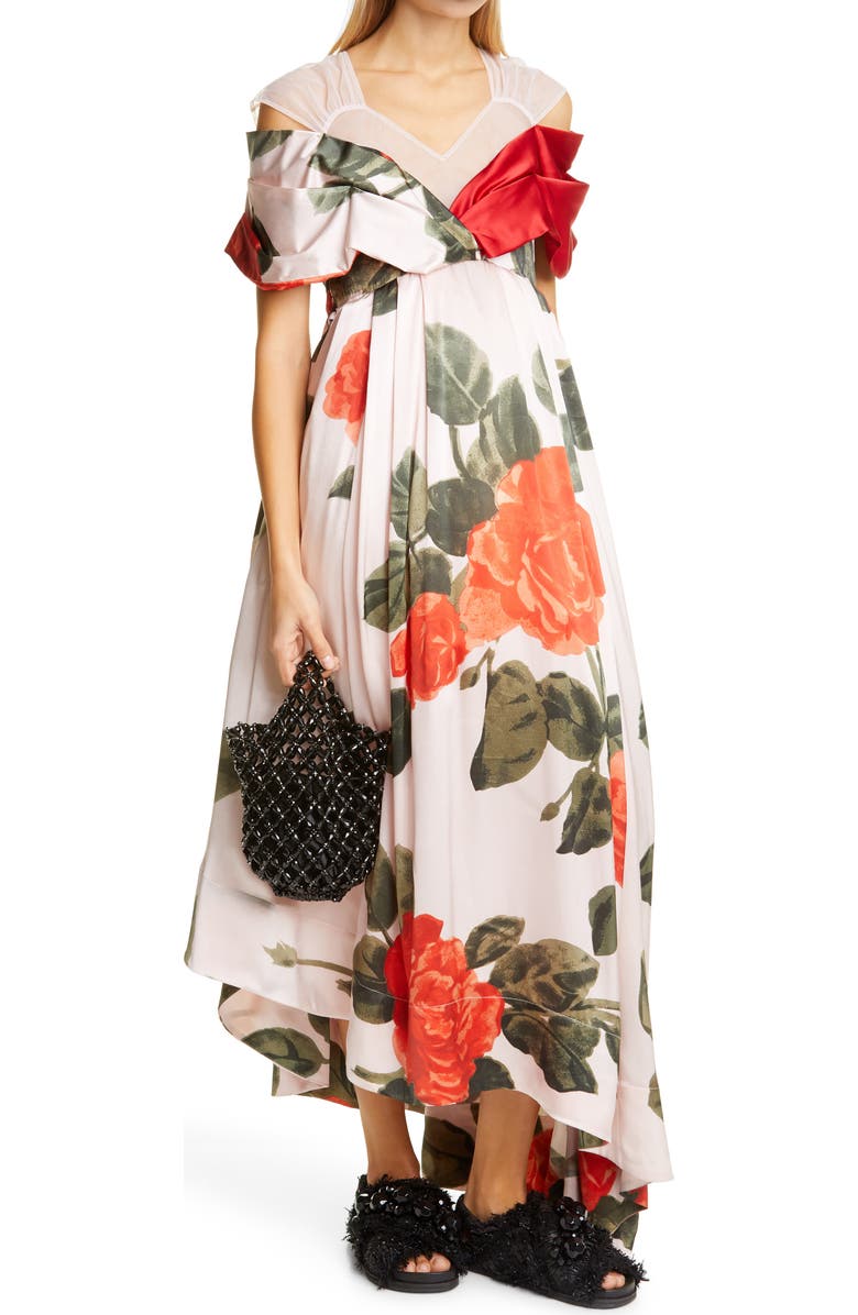 Simone Rocha Small Beaded Shopper Bag, Alternate, color,