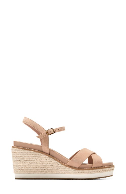 Cole Haan Silvee Espadrille Wedge Sandal In Tuscan Sand Suede
