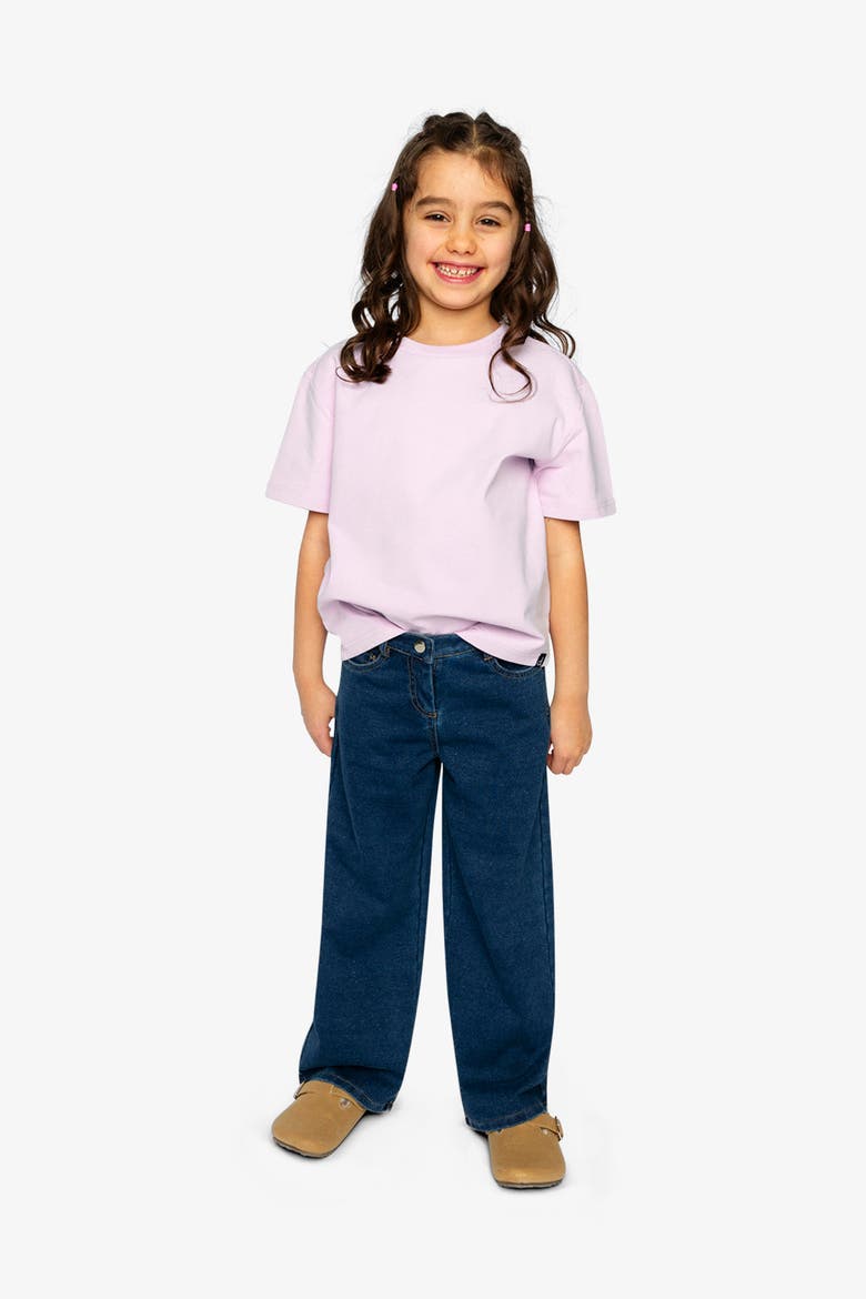 Relaxed Heavy Jersey Wide Short Sleeve T-Shirt, Alternate, color, Mauve