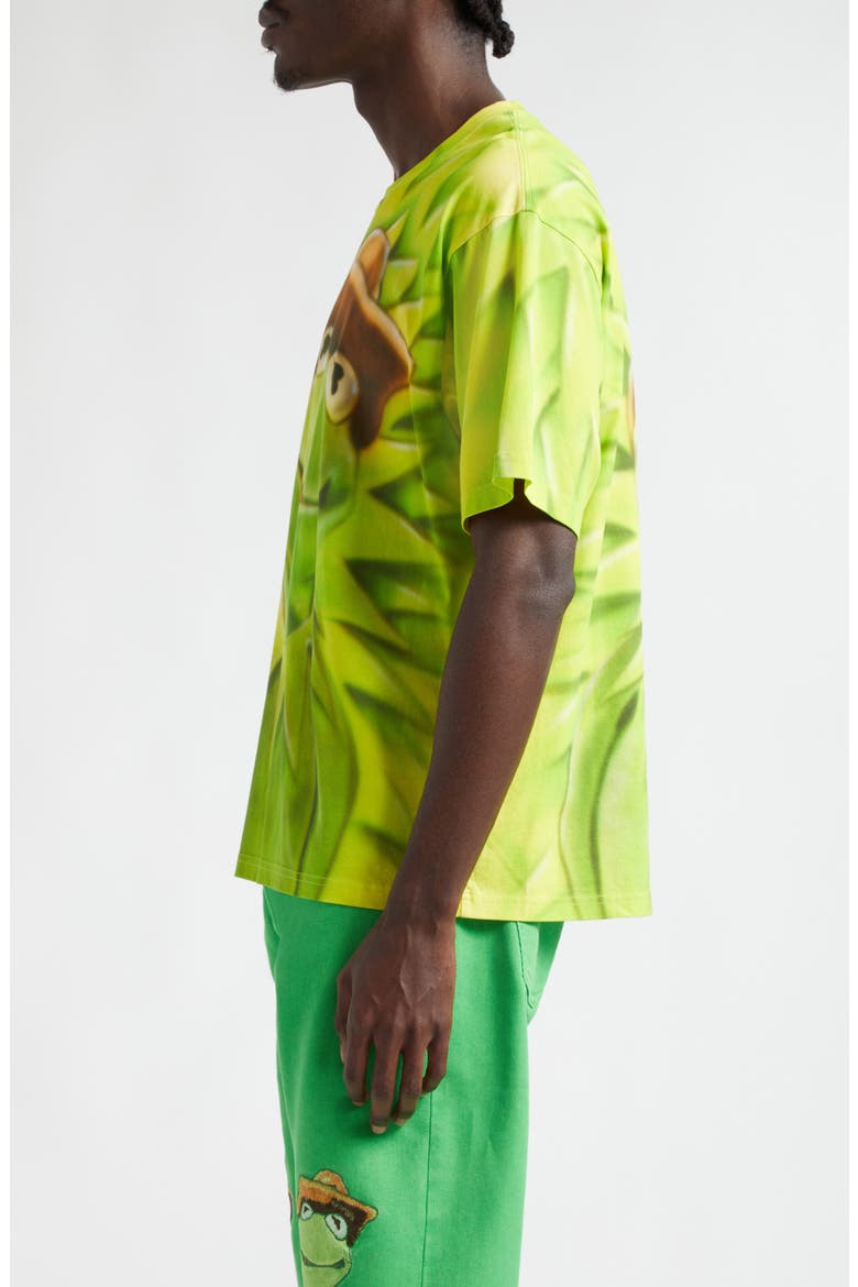 Airbrush Kermit Organic Cotton Graphic T-Shirt (Nordstrom Exclusive), Alternate, color, KERMIT