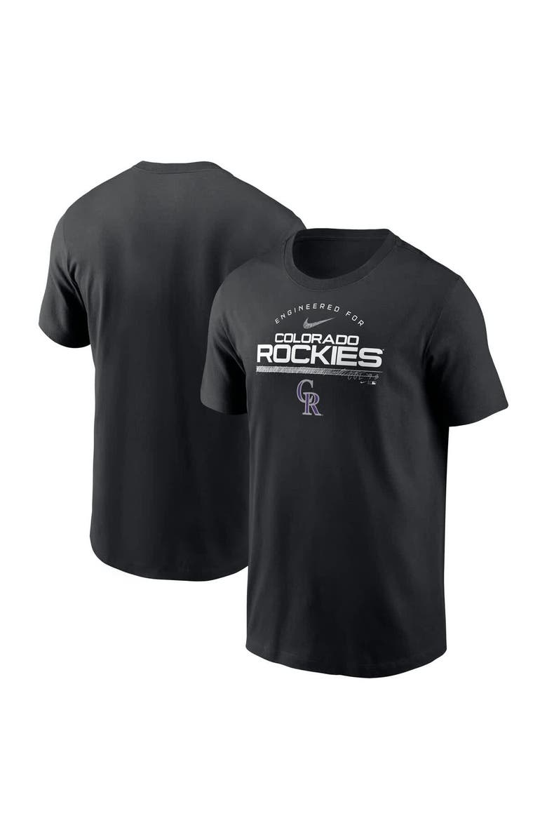 Nike Men's Nike Black Colorado Rockies Team Engineered Performance T-Shirt, Alternate, color, Black