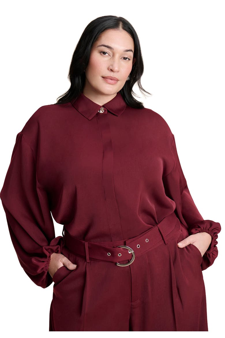 High Low Hem Tunic, Alternate, color, ZINFANDEL