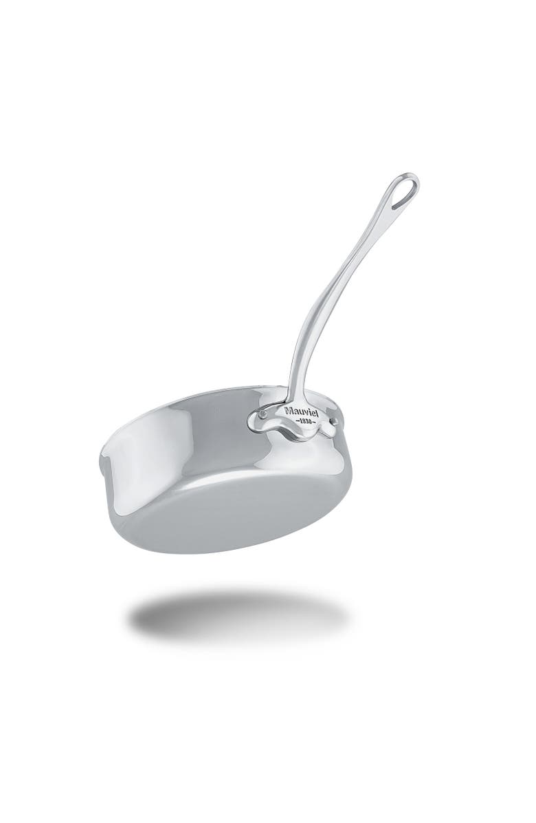 Mauviel M'Cook 3.2 qt. Stainless Steel Saute Pan With Helper Handle, Alternate, color, Silver