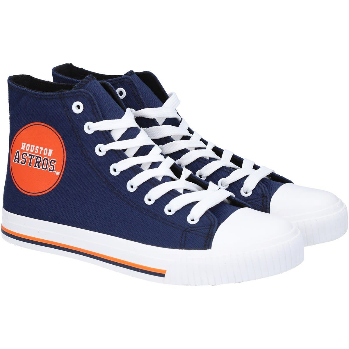 FOCO Men's FOCO Houston Astros High Top Canvas Sneakers, Main, color, 