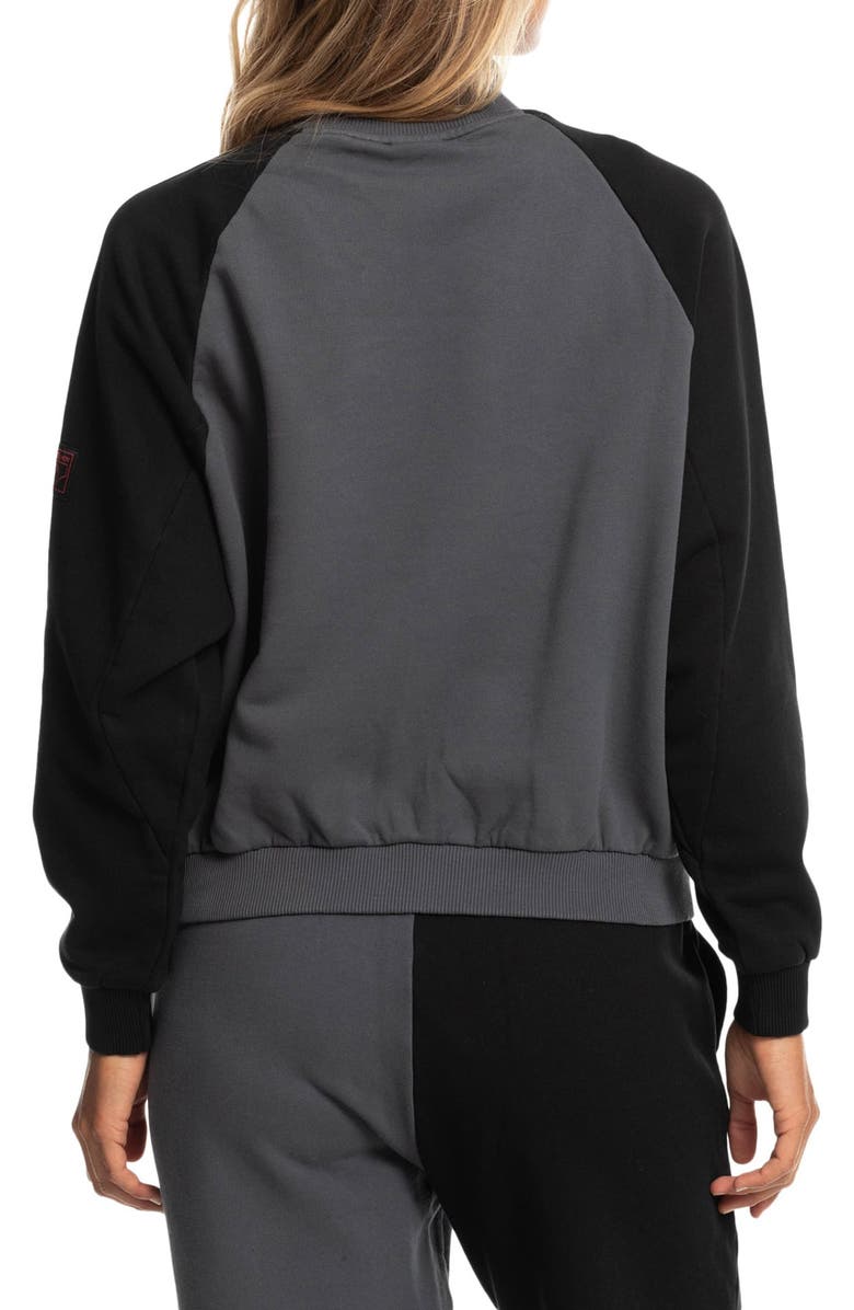Quiksilver x Strangers Things Upside Down Fleece Sweatshirt, Alternate, color, Iron Gate