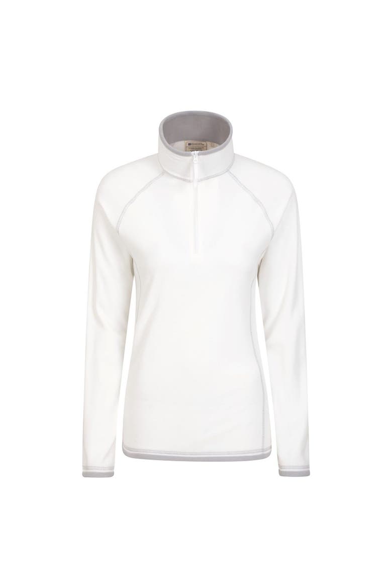 Montana Half Zip Fleece Top, Main, color, Beige