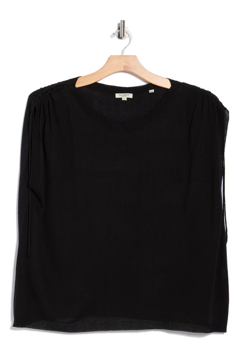 Dolman Sleeve Sweater, Alternate, color, BLACK-BLACK