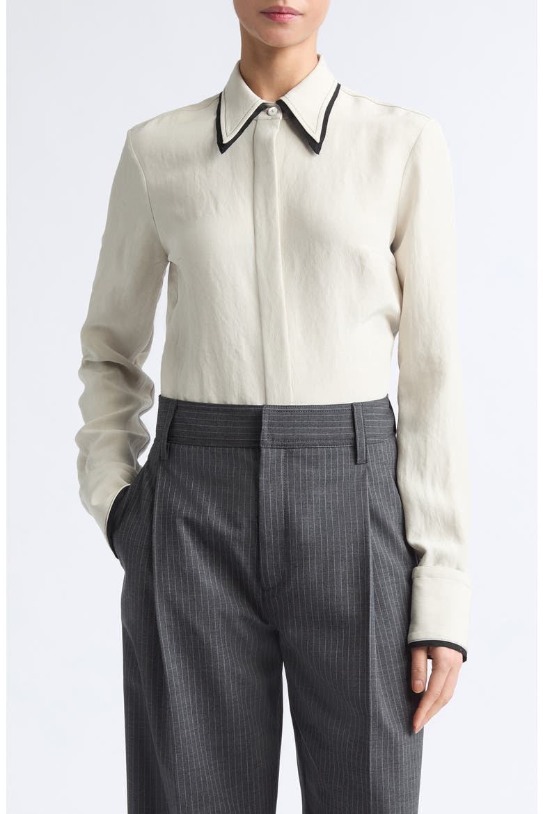 Slim Fit Button-Up Shirt, Main, color, CHAMPAGNE