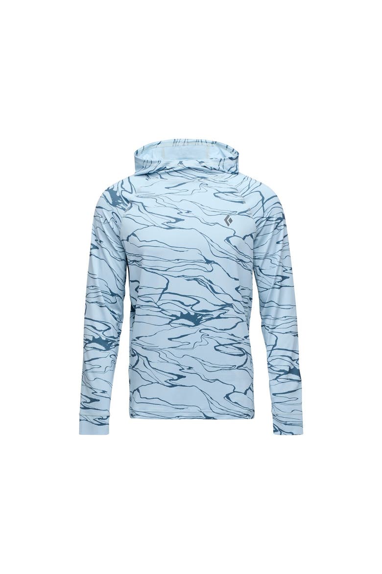 Alpenglow Hooded Shirt - Men's, Alternate, color, Relief/Fog Blue/Midnight Blue