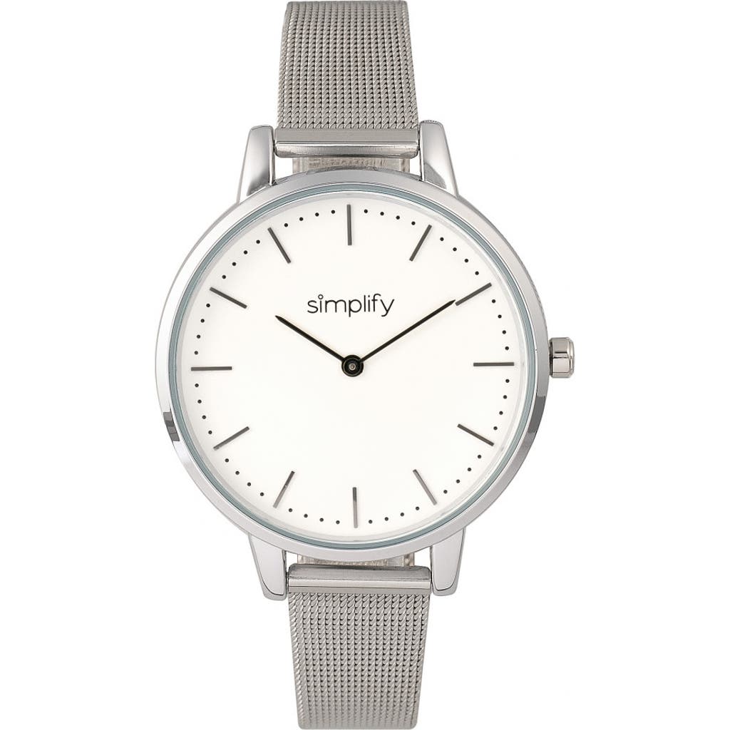 Simplify The 5800 Mesh Bracelet Watch In Metallic
