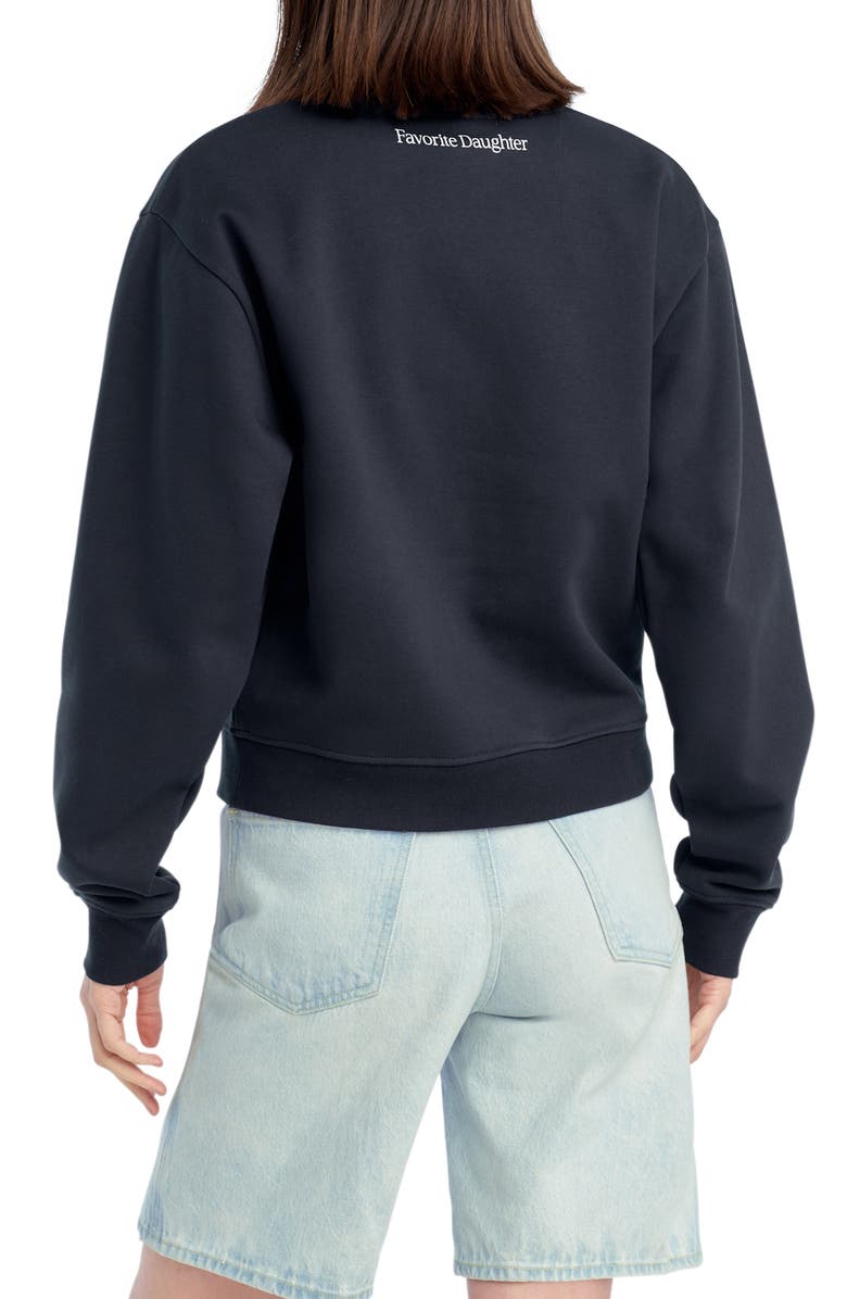 Favorite Daughter The Varsity Mom of the Year French Terry Graphic Sweatshirt, Alternate, color, Navy