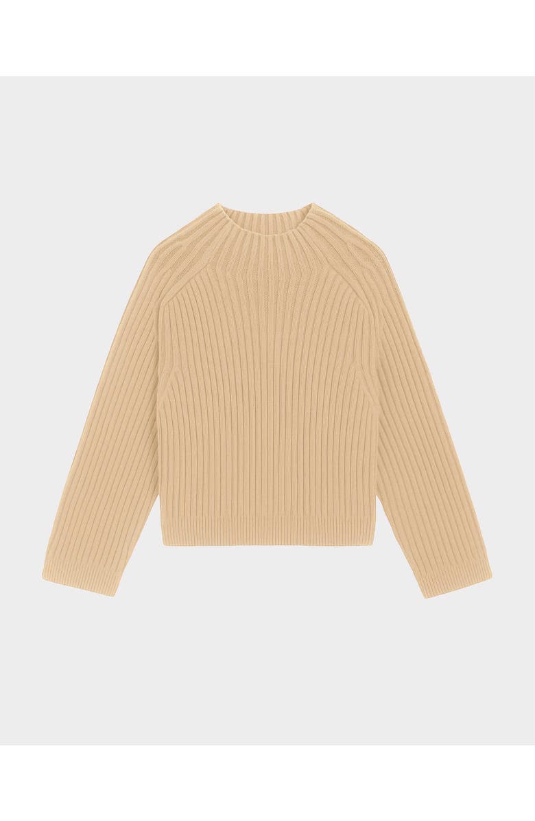 Kettlewell Maeve Rib Knit Sweater, Alternate, color, Sesame