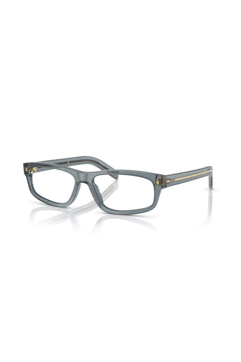 58mm Rectangle optical glasses, Main, color, Blue