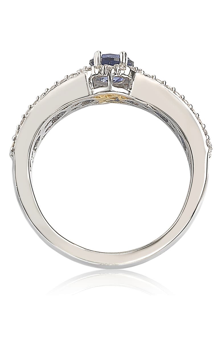 SUZY LEVIAN Sterling Silver Pink Sapphire Bridal Ring, Alternate, color, 