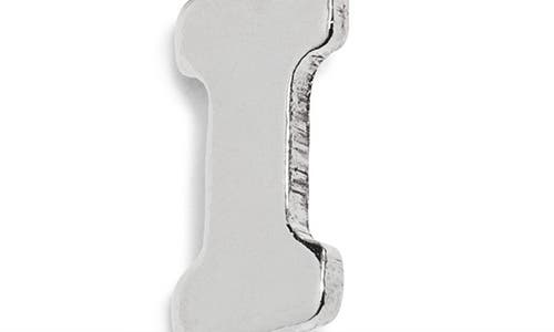 Nashelle Initial Charm In Sterling Silver - I