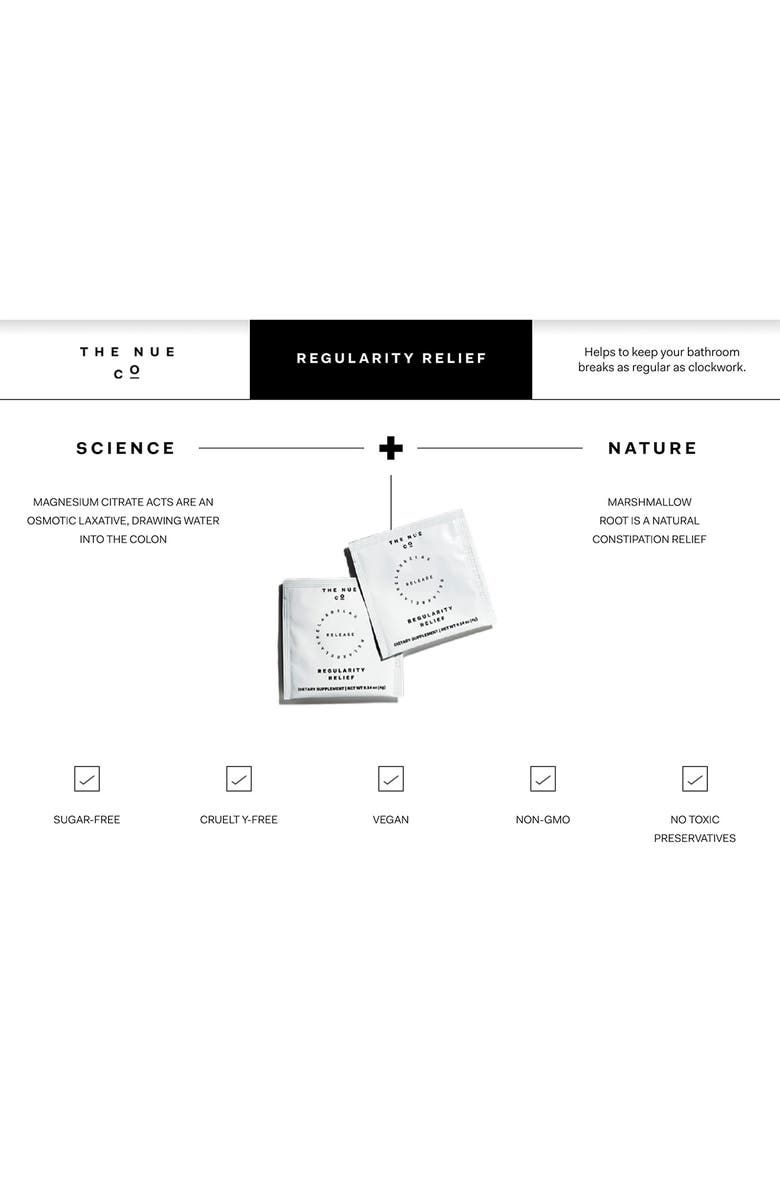 The Nue Co Regularity Relief Dietary Supplement, Alternate, color,