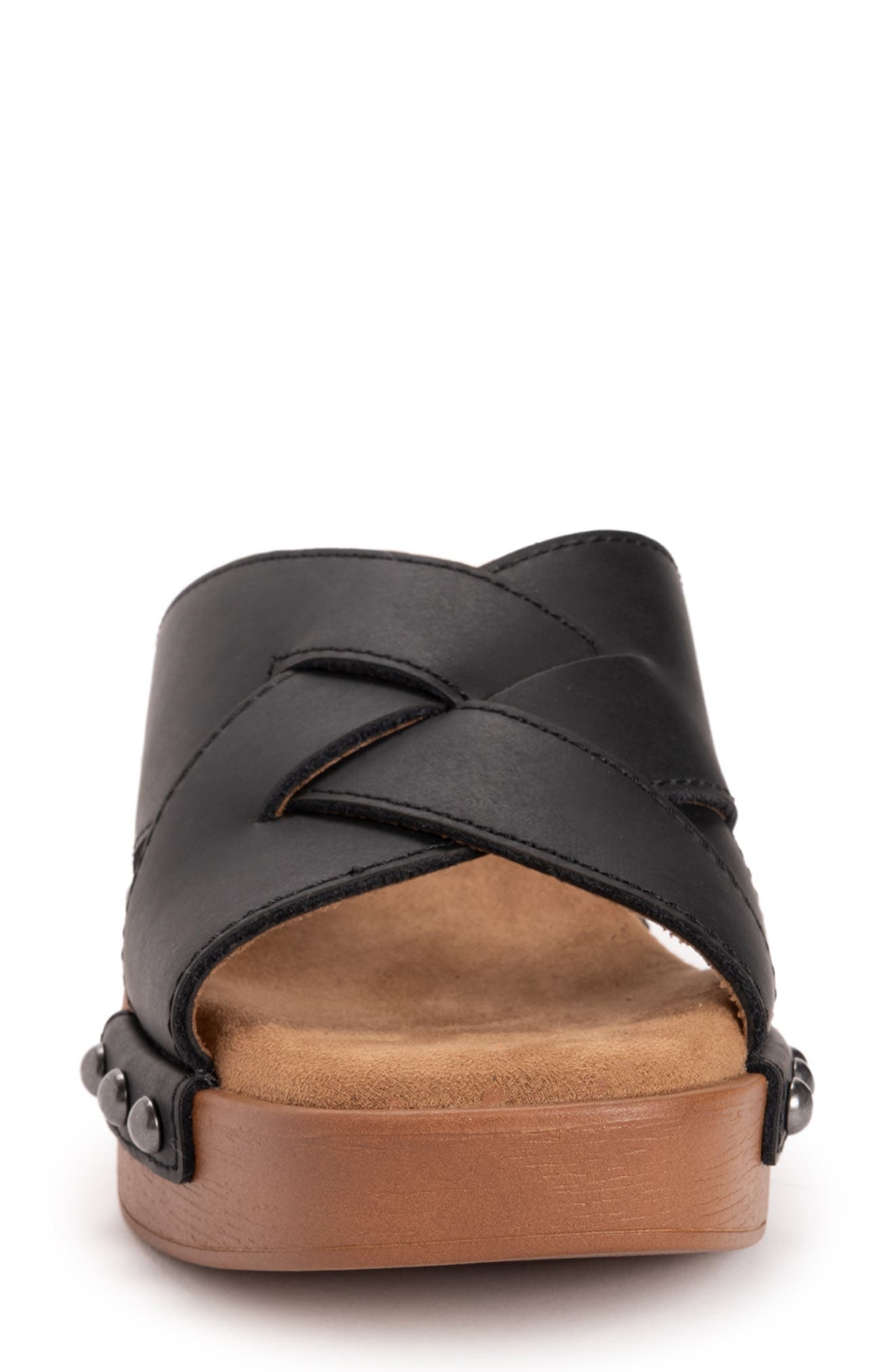 MUK LUKS Cadence Wedge Sandal, Alternate, color, Black