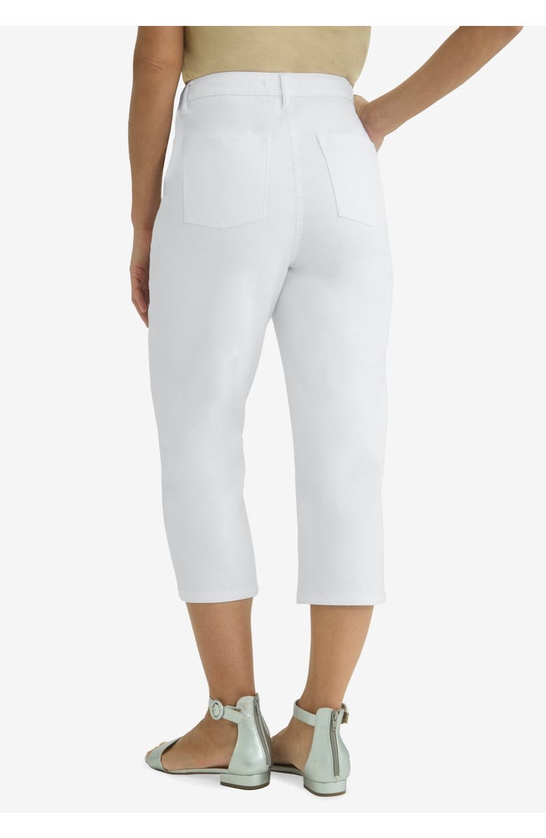 Jessica London True Fit Straight Leg Crop Jean, Alternate, color, 