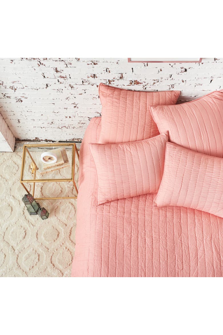Channel Stitch Quilt, Alternate, color, Pink