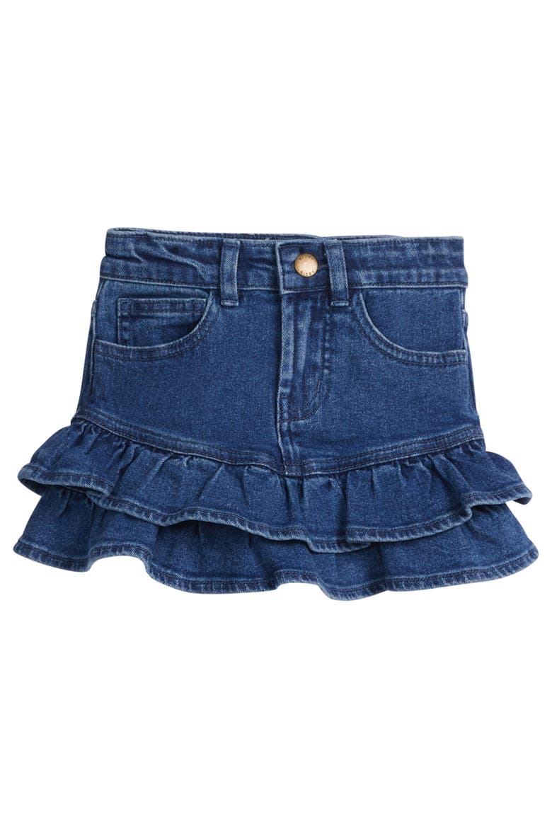 Kids' Denim Mini Skirt, Main, color, Denim