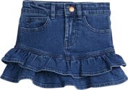 BISBY Kids' Denim Mini Skirt