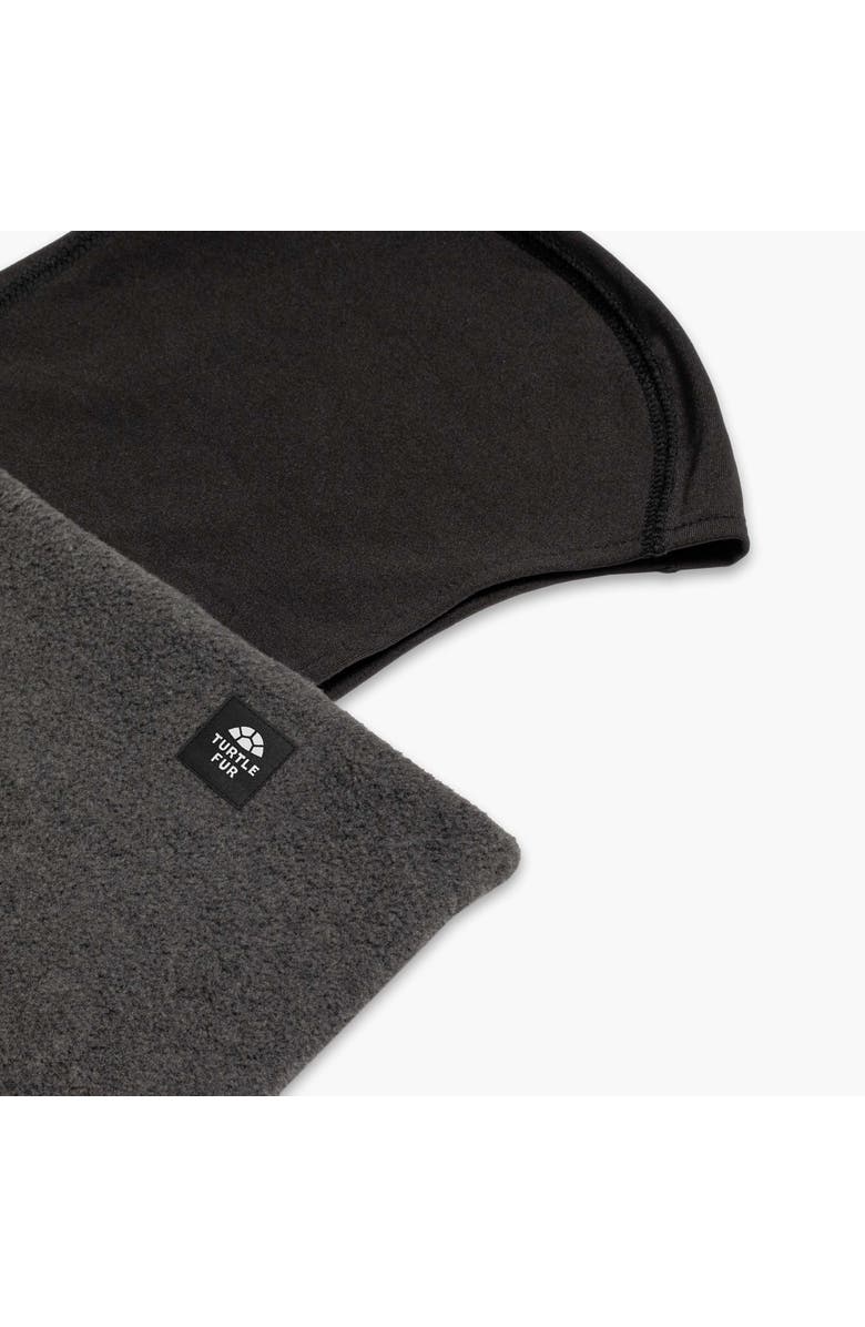 Turtle Fur Fleece Shellaclava Balaclava, Alternate, color, Charcoal