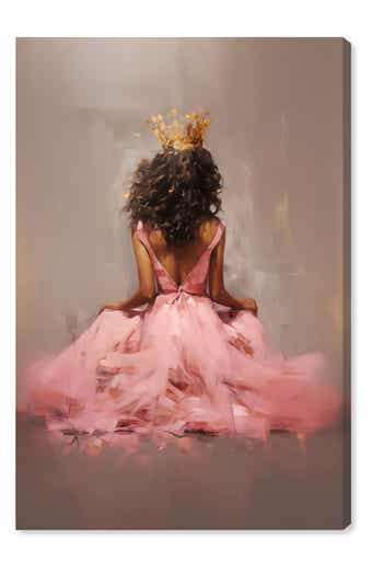Wynwood Studio Princess In Pink Canvas Wall Art