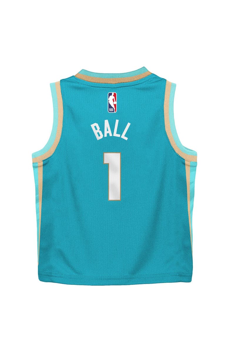 Jordan Brand Preschool Jordan Brand LaMelo Ball Teal Charlotte Hornets 2023/24 Swingman Replica Jersey - City Edition, Alternate, color,