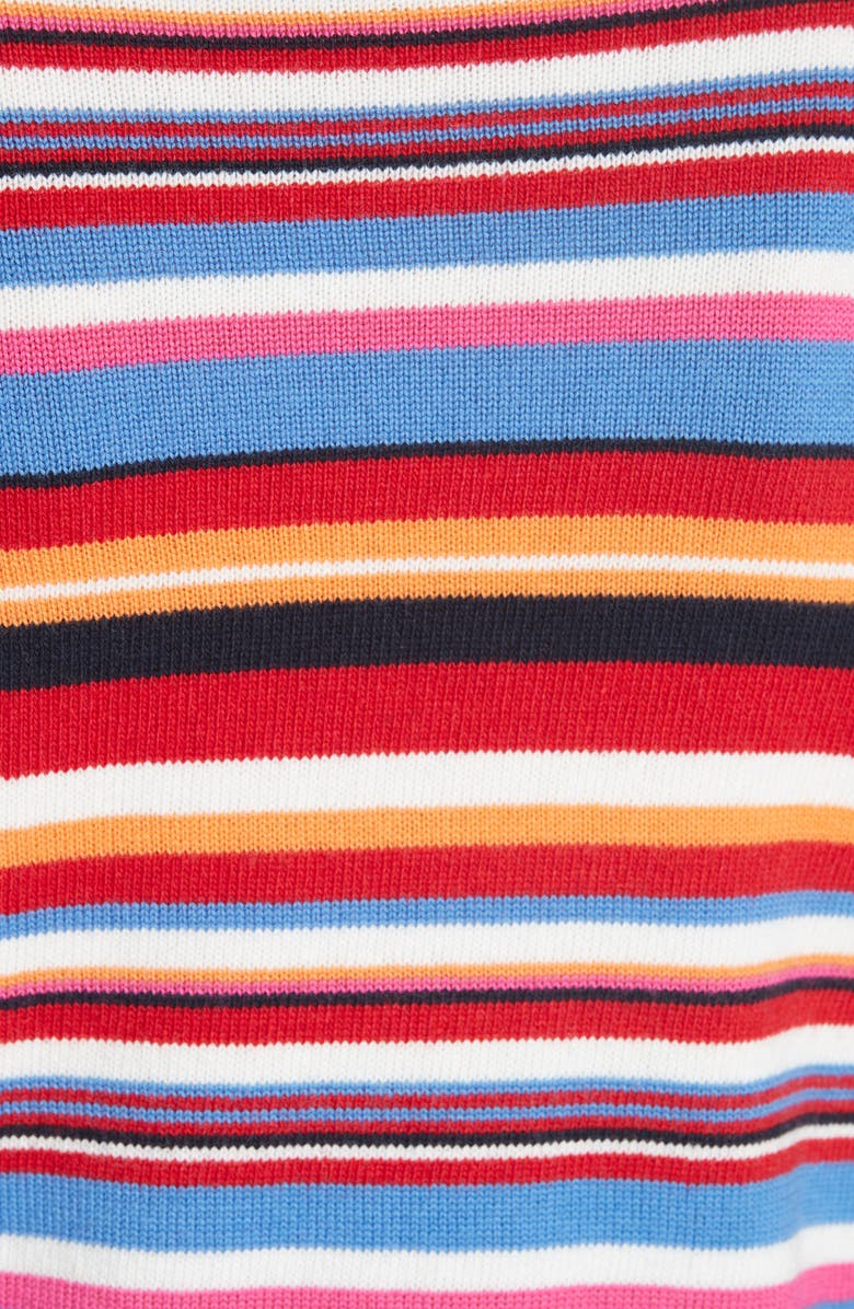 Tory Burch Kit Stripe Scoop Neck Sweater, Alternate, color, 