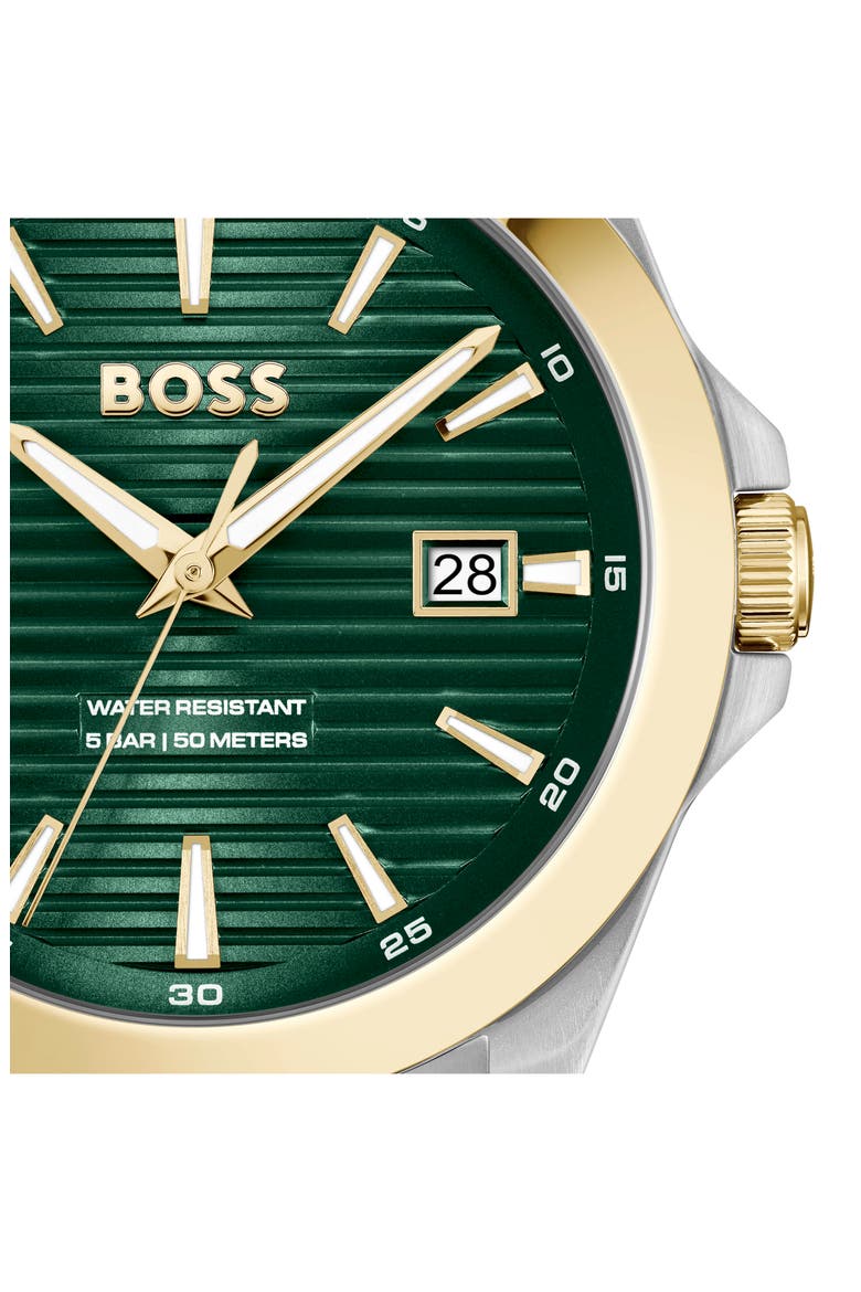 Strike Bracelet Watch, 41mm, Alternate, color, GREEN