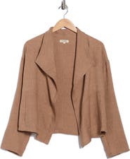 MAX STUDIO Textured Drape Jacket
