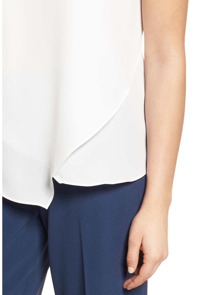 Promenade Asymmetrical Double Layer Tank, Alternate, color, PAPER WHITE